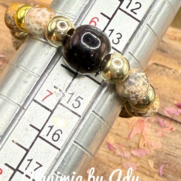 Beaded handmade ring - Picture 2 of 2